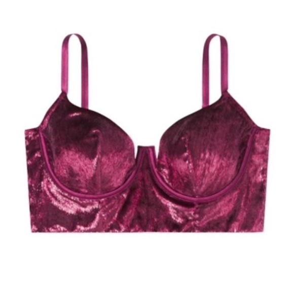 Victoria's Secret Red Underwire Bra Intimates & Sleepwear - Picture 2 of 6